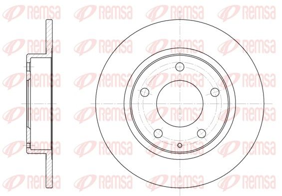 REMSA 6206.00 Brake Disc