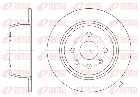 REMSA 6207.00 Brake Disc