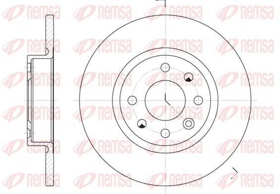 REMSA 6209.00 Brake Disc