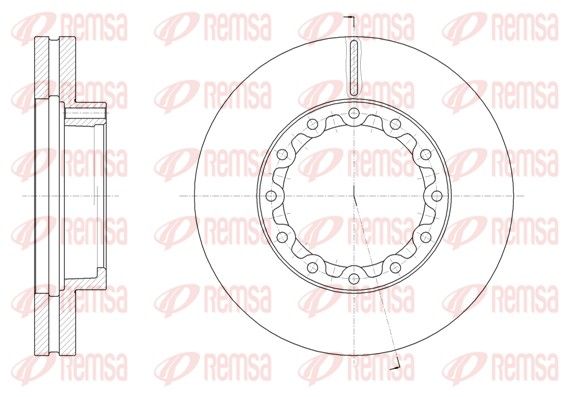 REMSA 62092.10 Brake Disc