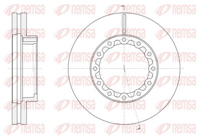 Brake Disc REMSA 62092.10