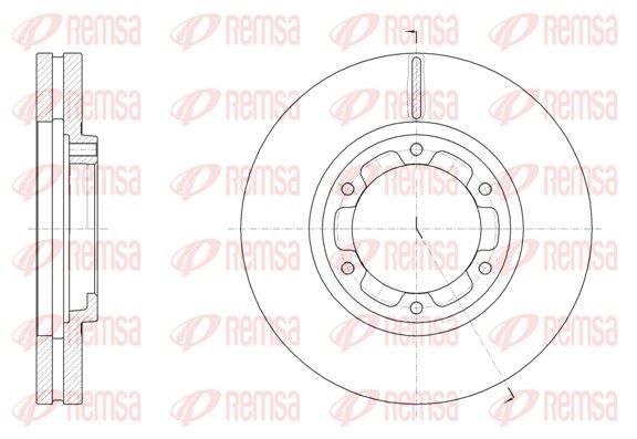 REMSA 62093.10 Brake Disc