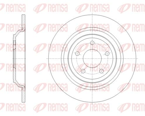 REMSA 62095.00 Brake Disc