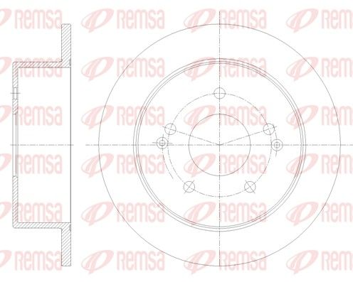 REMSA 62097.00 Brake Disc