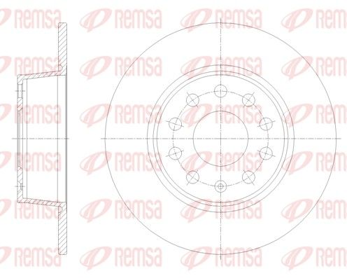 REMSA 62098.00 Brake Disc