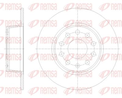 Brake Disc REMSA 62098.00