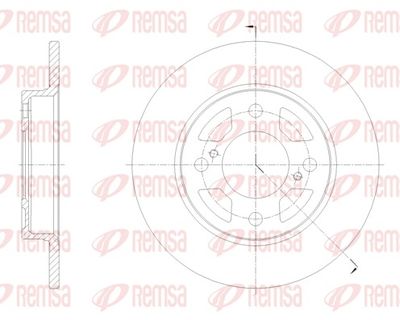Brake Disc REMSA 62099.00