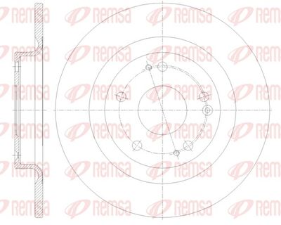 Brake Disc REMSA 62101.00