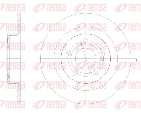 REMSA 62104.00 Brake Disc
