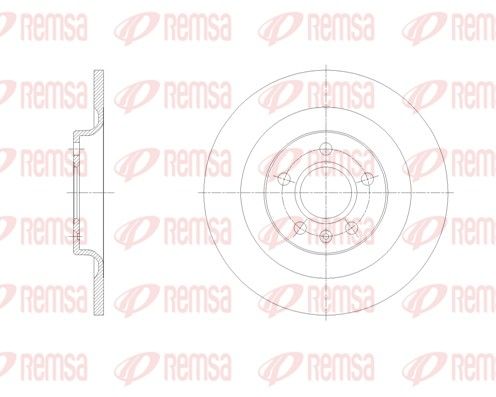 REMSA 62105.00 Brake Disc
