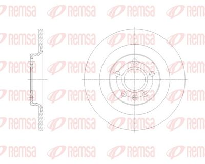 Brake Disc REMSA 62105.00