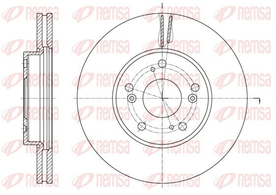REMSA 62107.10 Brake Disc