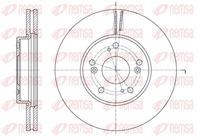 Brake Disc REMSA 62107.10