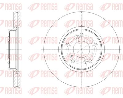Brake Disc REMSA 62108.10