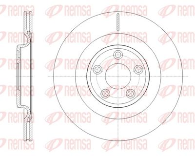 Brake Disc REMSA 62111.10