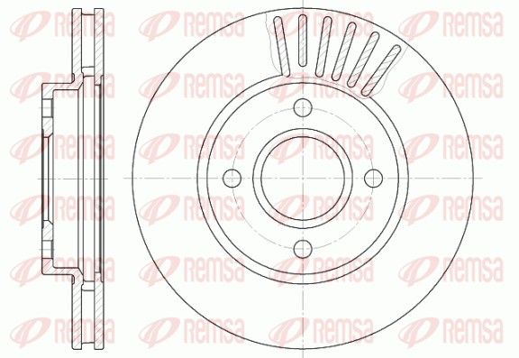 REMSA 6211.10 Brake Disc