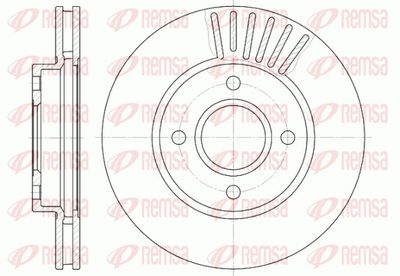 Brake Disc REMSA 6211.10