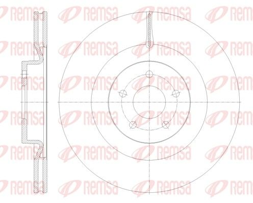 REMSA 62114.10 Brake Disc