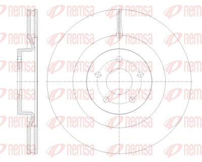 Brake Disc REMSA 62114.10