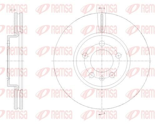 REMSA 62118.10 Brake Disc
