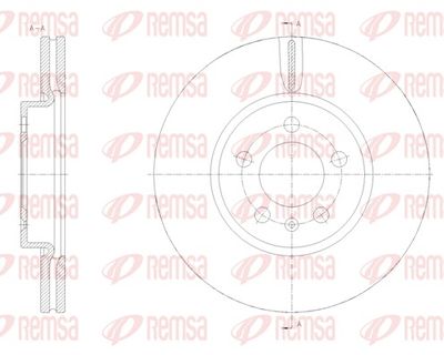 Brake Disc REMSA 62118.10