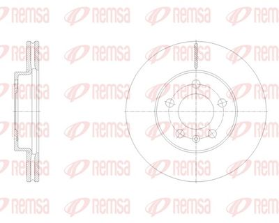 Brake Disc REMSA 62119.10