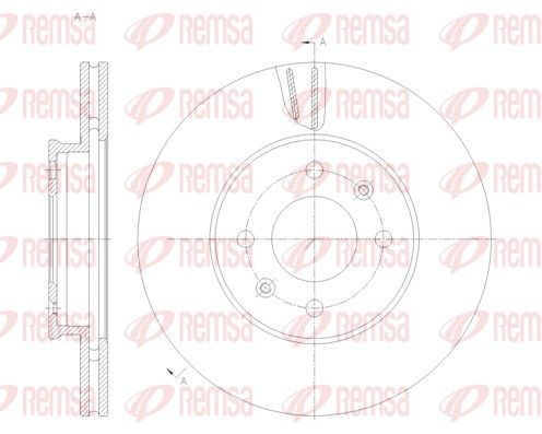 REMSA 62121.10 Brake Disc