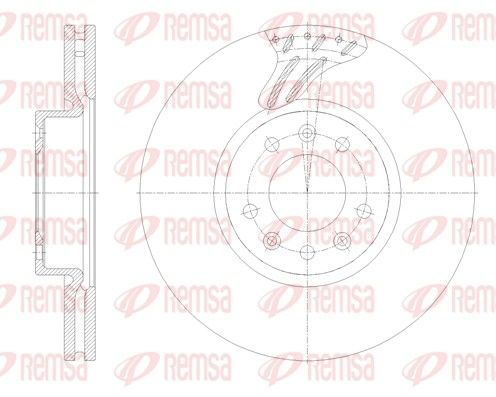 REMSA 62122.10 Brake Disc