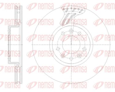 Brake Disc REMSA 62122.10
