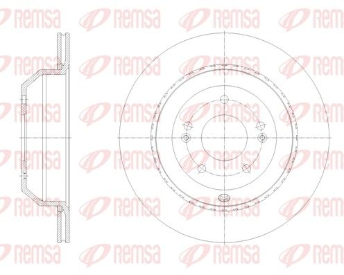 REMSA 62123.10 Brake Disc