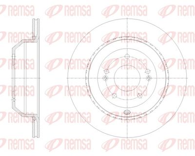 Brake Disc REMSA 62123.10