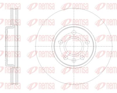 Brake Disc REMSA 62124.10
