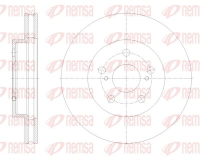 Brake Disc REMSA 62125.10