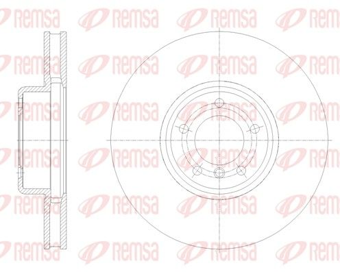 REMSA 62126.10 Brake Disc