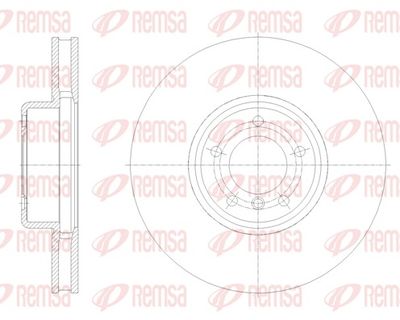 Brake Disc REMSA 62126.10