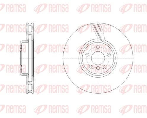 REMSA 62127.11 Brake Disc