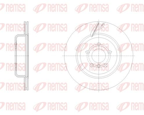 REMSA 62128.10 Brake Disc