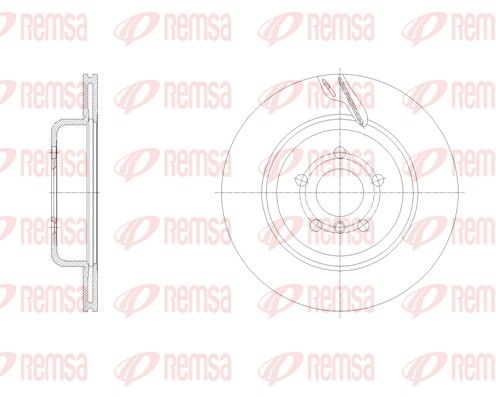 REMSA 62128.11 Brake Disc