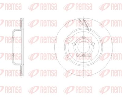 Brake Disc REMSA 62128.11