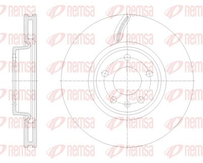 Brake Disc REMSA 62131.10