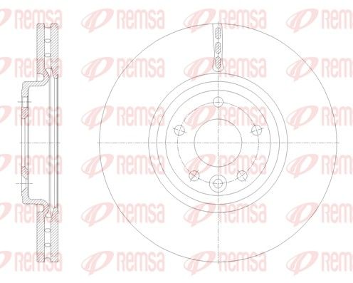 REMSA 62132.10 Brake Disc