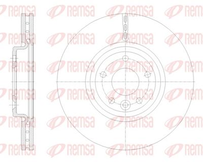 Brake Disc REMSA 62132.10