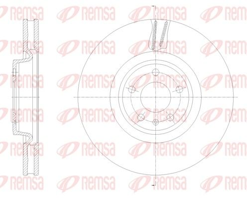 REMSA 62133.10 Brake Disc