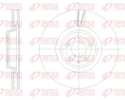 Brake Disc REMSA 62133.10