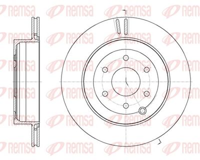 Brake Disc REMSA 62135.10