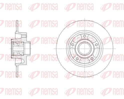 REMSA 62138.20 Brake Disc