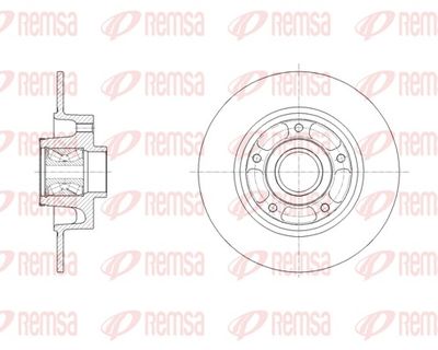 Brake Disc REMSA 62138.20