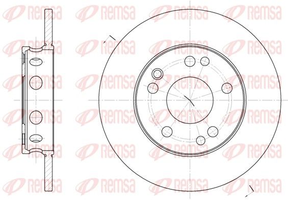 REMSA 6221.00 Brake Disc