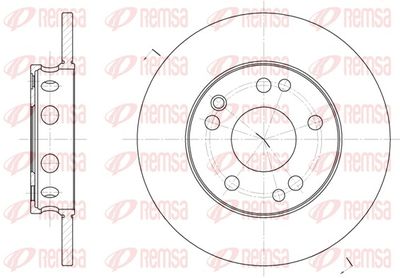 Brake Disc REMSA 6221.00