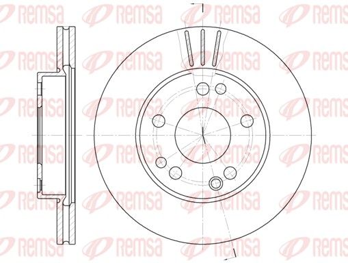 REMSA 6228.10 Brake Disc